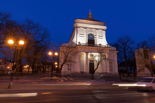 St. Stanislaus Church in Siedlce. Siedlce, Masovia, Poland.