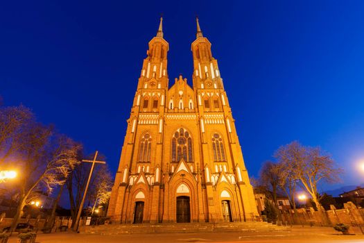 Church Of the Blessed Virgin Mary in Siedlce. Siedlce, Masovia, Poland.