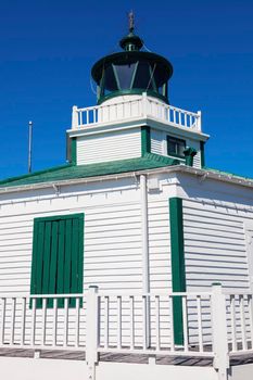 Halfmoon Reef Lighthouse in Port Lavaca. Port Lavaca, Texas, USA.