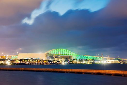 Corpus Christi Harbor Bridge. Corpus Christi, Texas, USA.
