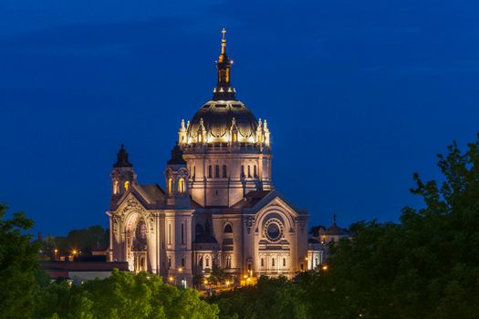 Cathedral of Saint Paul. St. Paul, Minnesota, USA.