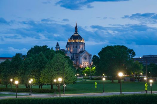 Cathedral of Saint Paul. St. Paul, Minnesota, USA.