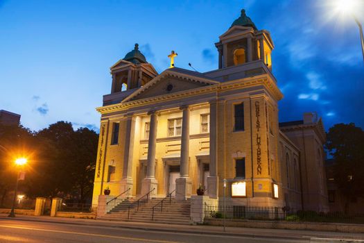 Christ Lutheran Church in St. Paul. St. Paul, Minnesota, USA.