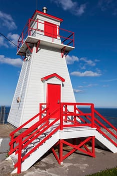 Fort Amherst Lighthouse in St. John's. St. John's, Newfoundland and Labrador, Canada.