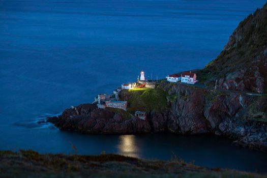 Fort Amherst Lighthouse in St. John's. St. John's, Newfoundland and Labrador, Canada.