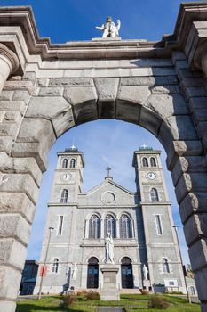The Basilica Cathedral of St. John the Baptist in St. John's, Newfoundland. St. John's, Newfoundland and Labrador, Canada.