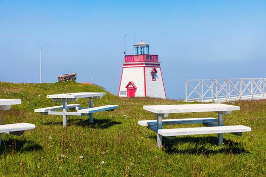 Fortune Head Lighthouse. Newfoundland and Labrador, Canada.