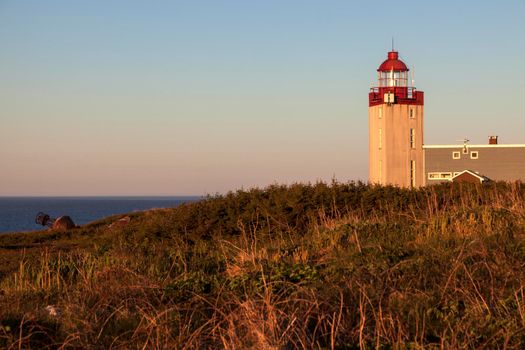 Tete de Galantry Lighthouse in Saint Pierre. Saint Pierre, Saint Pierre and Miquelon.