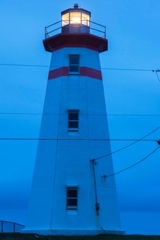 Cape Ray Lighthouse, Newfoundland. Newfoundland and Labrador, Canada.
