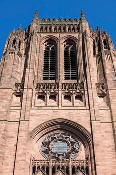 Liverpool Anglican Cathedral. Liverpool, North West England, UK.