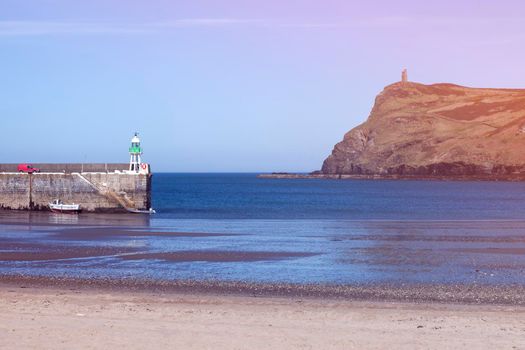 Port Erin on the Isle of Man. Douglas, Isle of Man.