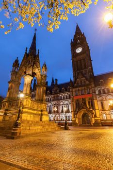 Manchester Town Hall. Manchester, North West England, United Kingdom.