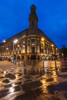 Old architecture of Manchester. Manchester, North West England, United Kingdom.