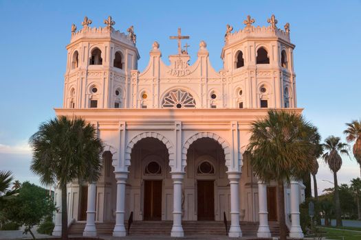Sacred Heart Church in Galveston. Galveston, Texas, USA.