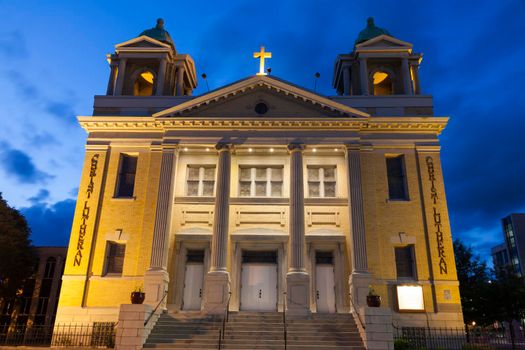 Christ Lutheran Church in St. Paul. St. Paul, Minnesota, USA.