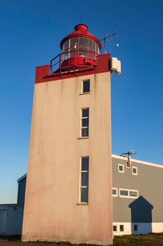 Tete de Galantry Lighthouse in Saint Pierre. Saint Pierre, Saint Pierre and Miquelon.