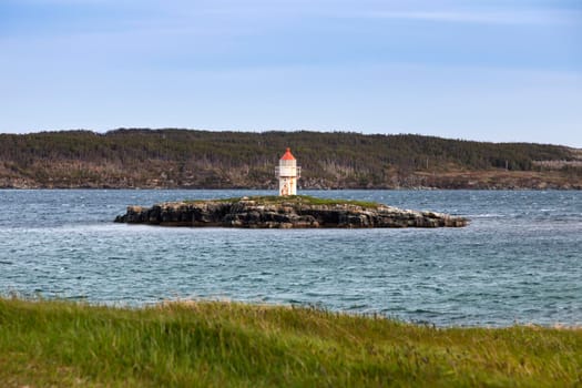 Manuel Island Lighthouse, Newfoundland. Newfoundland and Labrador, Canada.