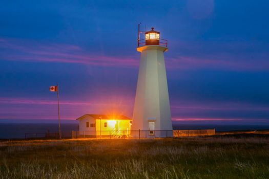 Cape Anguille Lighthouse, Newfoundland. Newfoundland and Labrador, Canada.
