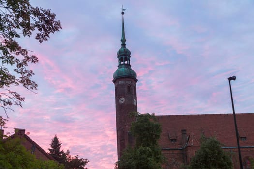 Saint Hyacinth Church in Slupsk. Slupsk, Pomerania, Poland.