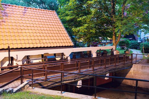 Castle Mill in Slupsk. Slupsk, Pomerania, Poland.