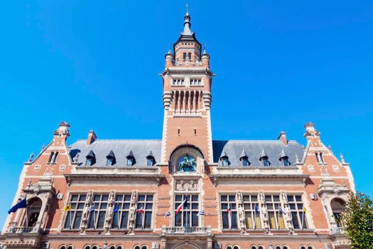 Dunkirk City Hall. Dunkirk, Hauts-de-France, France.