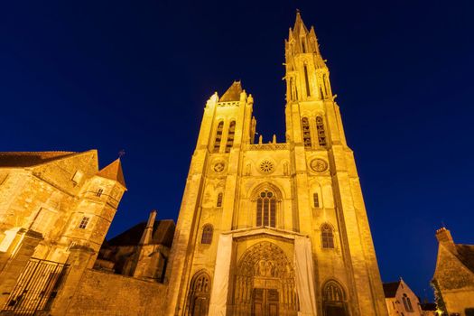 Senlis Notre Dame Cathedral. Senlis, Hauts-de-France, France.