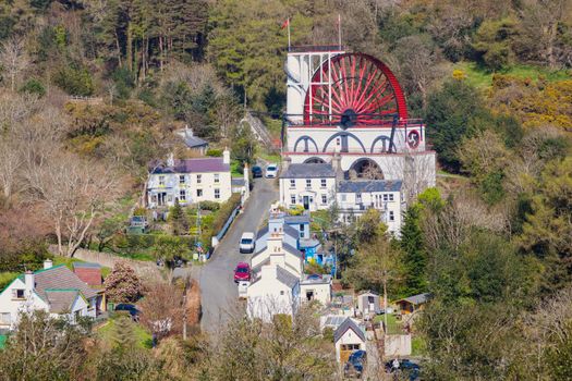 The Great Laxey Wheel. Laxey, Isle of Man.