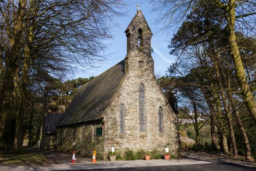 Christ Church in Laxey. Douglas, Isle of Man.