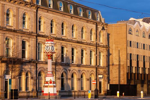 Jubilee Clock in Douglas. Douglas, Isle of Man.