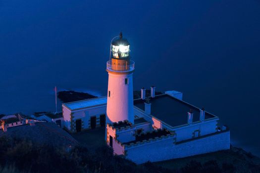 Douglas Head Lighthouse. Douglas, Isle of Man.