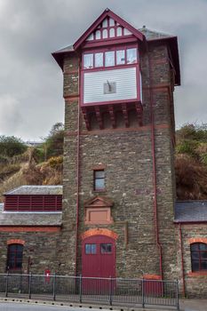 Old tower in Douglas. Douglas, Isle of Man.