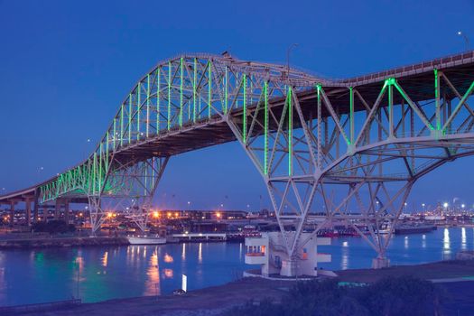 Corpus Christi Harbor Bridge. Corpus Christi, Texas, USA.