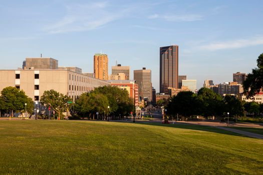Panorama of St. Paul. St. Paul, Minnesota, USA.
