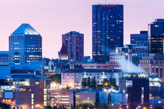 Panorama of St. Paul. St. Paul, Minnesota, USA.