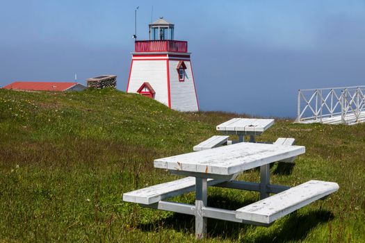 Fortune Head Lighthouse. Newfoundland and Labrador, Canada.