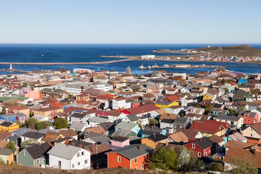 Saint Pierre panorama. Saint Pierre, Saint Pierre and Miquelon.