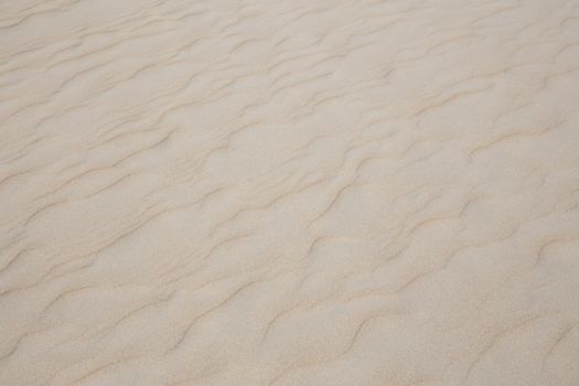 Sand surface on the beach Wave pattern