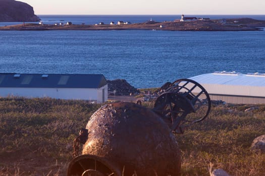 Old buoy in Saint Pierre . Saint Pierre, Saint Pierre and Miquelon.