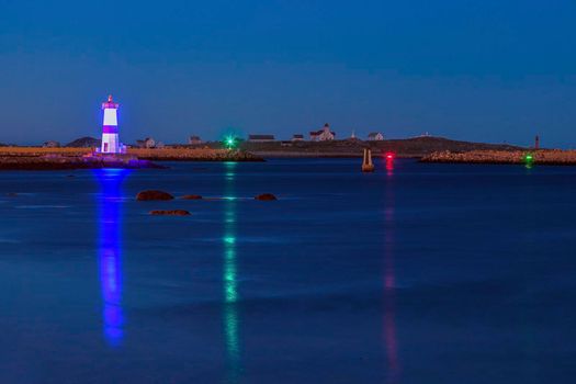 Saint Pierre lighthouse. Saint Pierre, Saint Pierre and Miquelon.