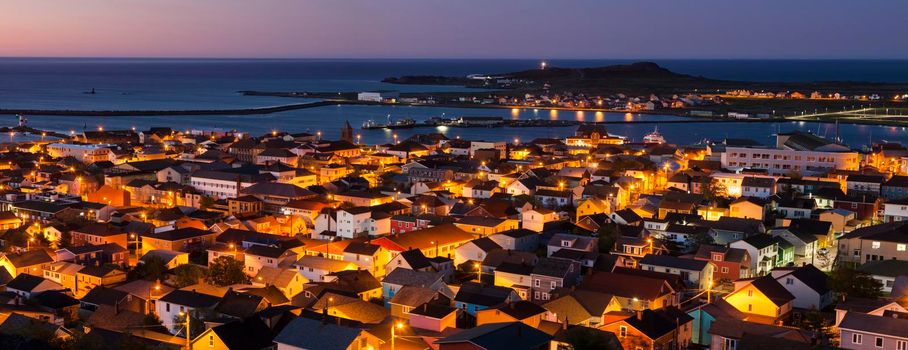 Saint Pierre panorama. Saint Pierre, Saint Pierre and Miquelon.