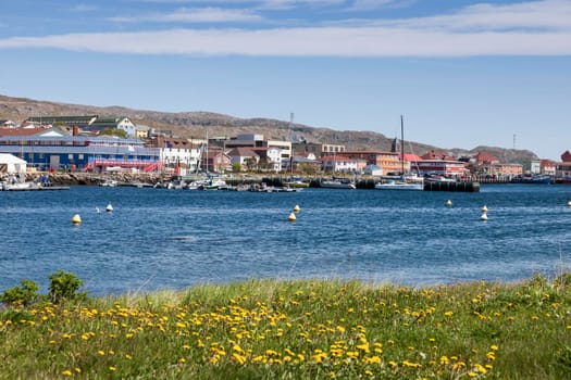 Saint Pierre panorama. Saint Pierre, Saint Pierre and Miquelon.