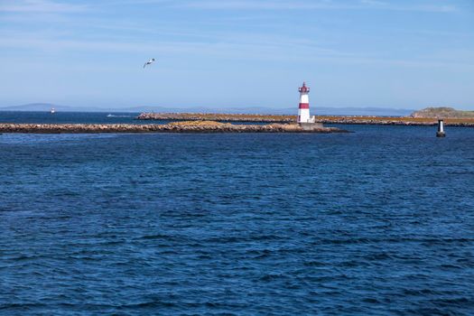 Saint Pierre lighthouse. Saint Pierre, Saint Pierre and Miquelon.