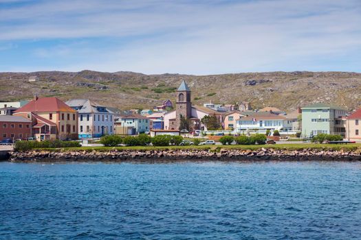 Saint Pierre panorama. Saint Pierre, Saint Pierre and Miquelon.