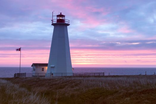 Cape Anguille Lighthouse, Newfoundland. Newfoundland and Labrador, Canada.