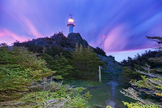 Lobster Cove Head Lighthouse. Newfoundland and Labrador, Canada.