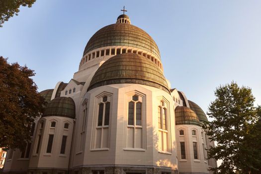 Saint Vincent Church in Liege. Liege, Wallonia, Belgium.