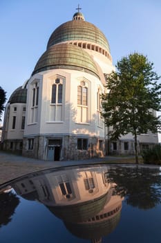Saint Vincent Church in Liege. Liege, Wallonia, Belgium.