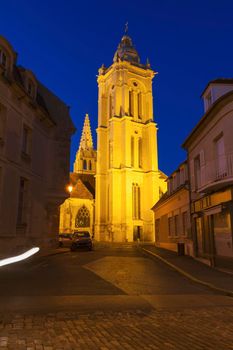 St Pierre Church in Senlis. Senlis, Hauts-de-France, France.