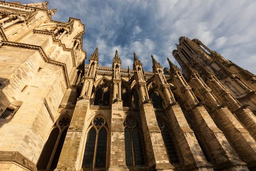 Cathedral of Our Lady of Reims. Reims, Grand Est, France.