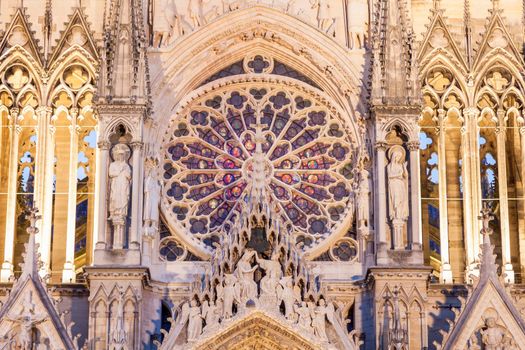 Cathedral of Our Lady of Reims. Reims, Grand Est, France.